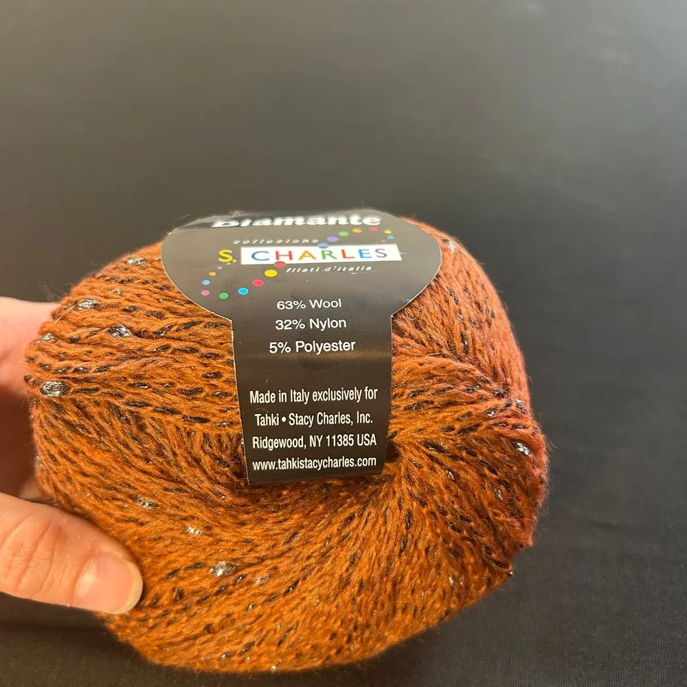 Stacy S. CHARLES Lot of 11 Diamante Wool blend Pumpkin Orange‎ Color 11 same lot